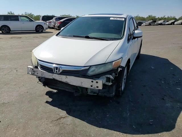 2012 Honda Civic Ex VIN: 2HGFB2F86CH584564 Lot: 70382995