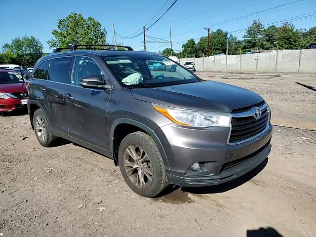 2015 Toyota Highlander Xle VIN: 5TDJKRFH4FS169461 Lot: 70412695