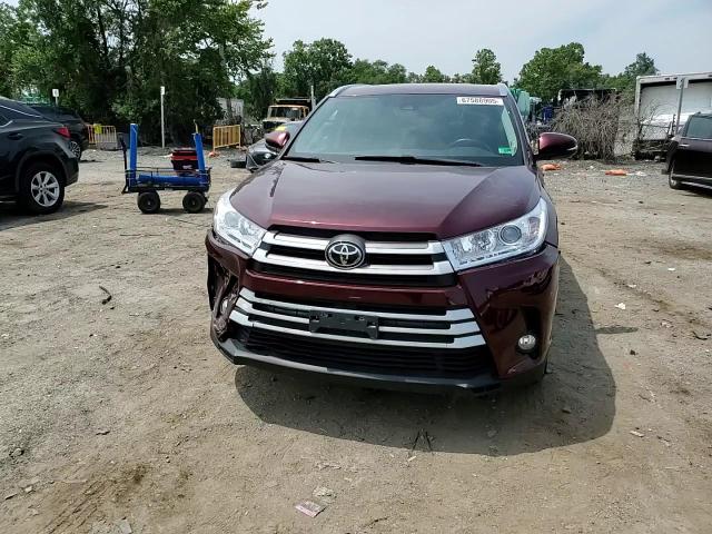 2019 Toyota Highlander Se VIN: 5TDJZRFH8KS938985 Lot: 67588905
