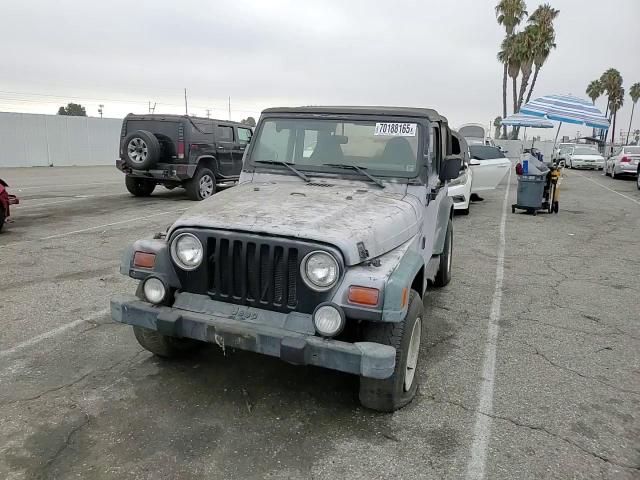 1998 Jeep Wrangler / Tj Sport VIN: 1J4FY19S5WP713676 Lot: 70188165