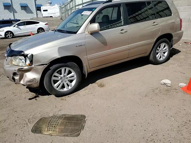 2006 Toyota Highlander Hybrid VIN: JTEEW21A760030351 Lot: 68390375