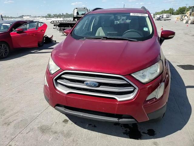 2018 Ford Ecosport Se VIN: MAJ3P1TE9JC159160 Lot: 70547005