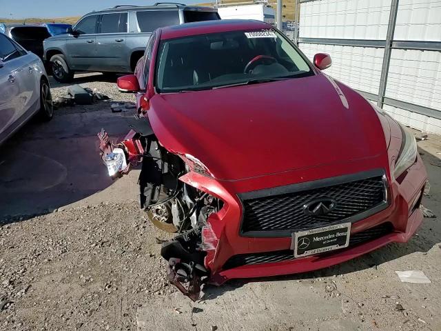 2016 Infiniti Q50 Red Sport 400 VIN: JN1FV7AR0GM451968 Lot: 70008234