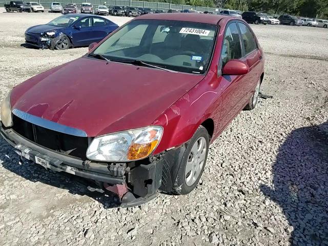 2009 Kia Spectra Ex VIN: KNAFE221595630820 Lot: 72431004