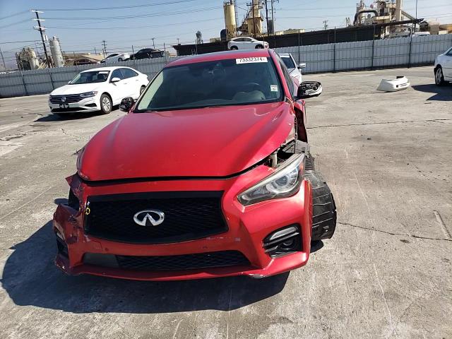 2017 Infiniti Q50 Red Sport 400 VIN: JN1FV7AP8HM850465 Lot: 73332374