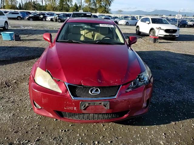 2007 Lexus Is 250 VIN: JTHBK262X75034708 Lot: 72475264