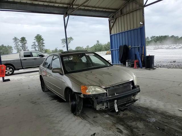 1HGES26761L021436 2001 Honda Civic Ex