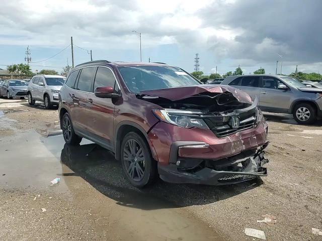 2022 Honda Pilot Se VIN: 5FNYF5H27NB015074 Lot: 71100544