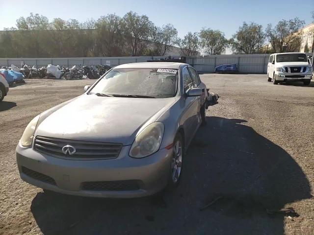 2005 Infiniti G35 VIN: JNKCV51E55M21362 Lot: 76726504