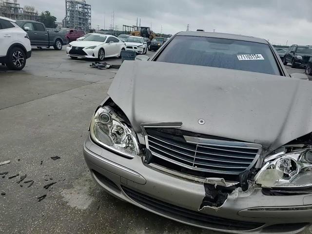 2004 Mercedes-Benz S 430 VIN: WDBNG70JX4A398898 Lot: 71103134