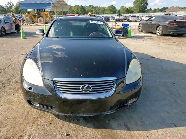 2005 Lexus Sc 430 VIN: JTHFN48Y750063602 Lot: 72276494