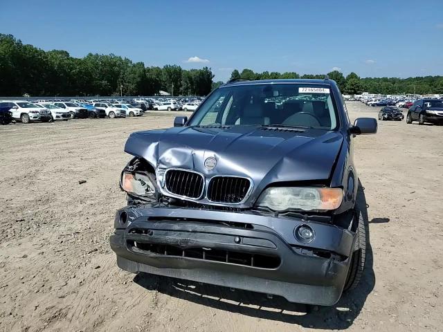 2002 BMW X5 3.0I VIN: 5UXFA53502LV72861 Lot: 72165804