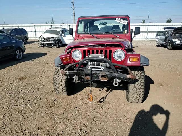 1999 Jeep Wrangler / Tj Sport VIN: 1J4FY19S8XP480961 Lot: 80781285