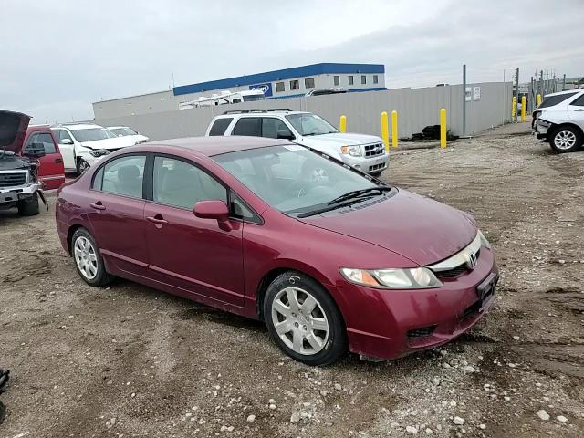 2009 Honda Civic Lx VIN: 19XFA16569E037705 Lot: 80178835