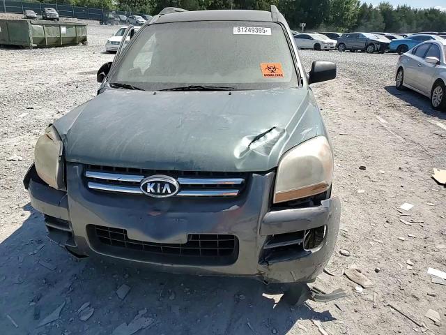 2007 Kia Sportage Lx VIN: KNDJF724777333048 Lot: 81249395