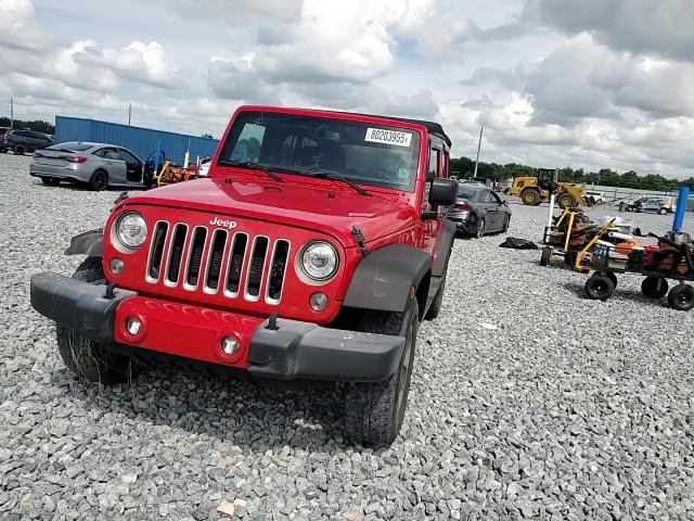 2017 Jeep Wrangler Unlimited Sahara VIN: 1C4BJWEG1HL590444 Lot: 80203955