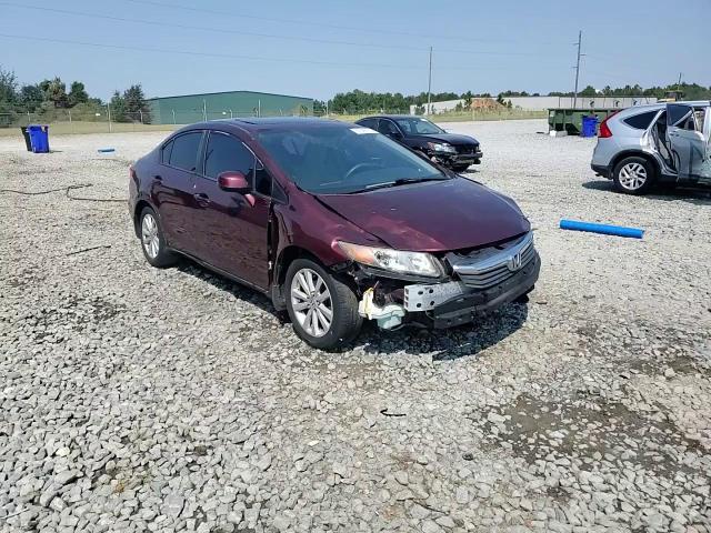 2012 Honda Civic Ex VIN: 19XFB2F8XCE385219 Lot: 81245105