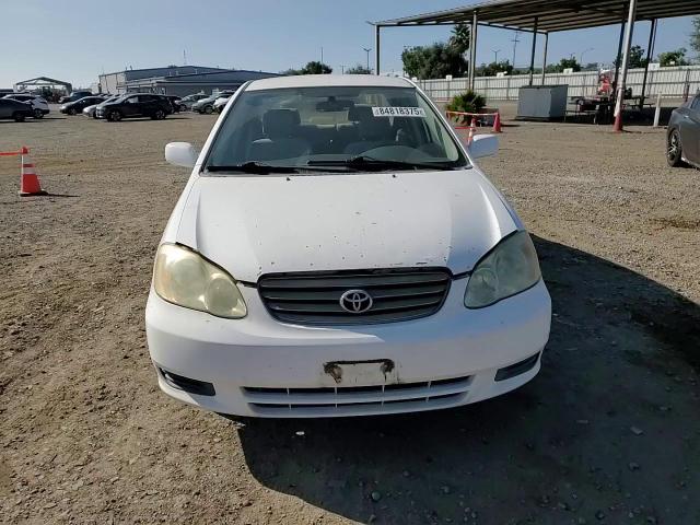 2003 Toyota Corolla Ce VIN: JTDBR32E730050858 Lot: 84818375