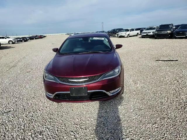 2015 Chrysler 200 C VIN: 1C3CCCCG8FN600991 Lot: 81470685