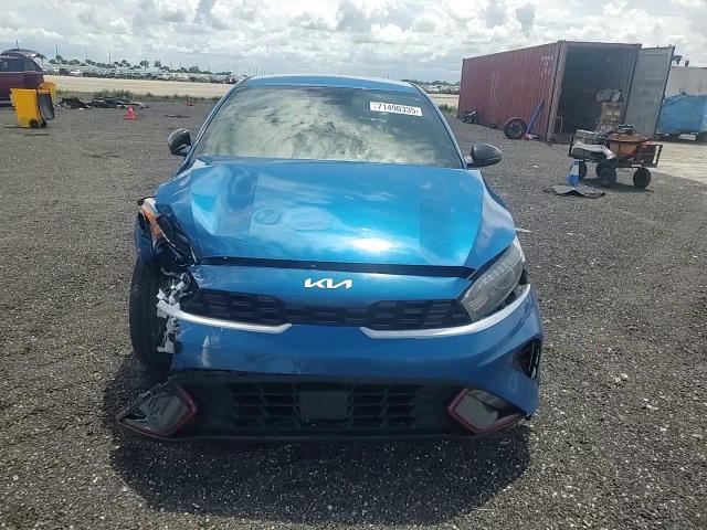 2022 Kia Forte Gt Line VIN: 3KPF54AD8NE498208 Lot: 71490335