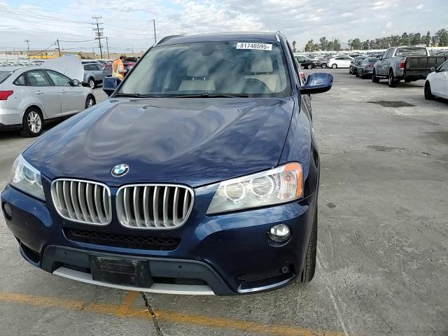 2014 BMW X3 xDrive28I VIN: 5UXWX9C58E0D40555 Lot: 81740595