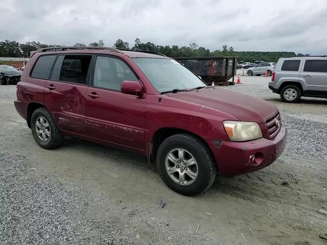 2007 Toyota Highlander VIN: JTEGD21A170155605 Lot: 84644855