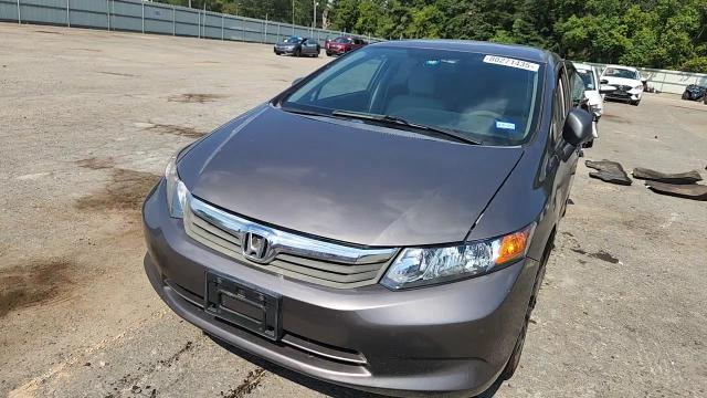 2012 Honda Civic Lx VIN: 19XFB2F53CE051183 Lot: 80271435
