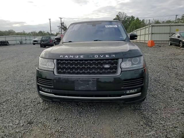 2015 Land Rover Range Rover Hse VIN: SALGS2VF2FA206367 Lot: 81517825