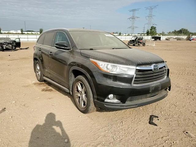 2015 Toyota Highlander Limited VIN: 5TDDKRFH0FS081603 Lot: 80293495