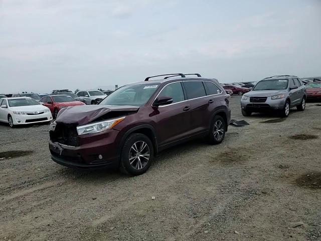 2016 Toyota Highlander Xle VIN: 5TDJKRFH0GS316781 Lot: 71192585