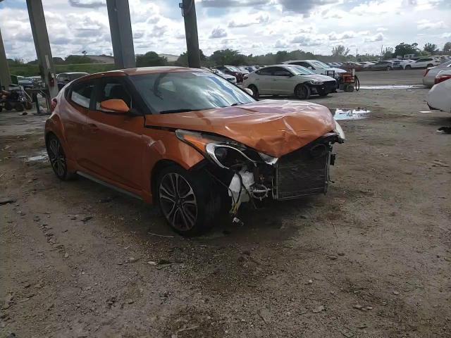 2016 Hyundai Veloster Turbo VIN: KMHTC6AE5GU300553 Lot: 71202625