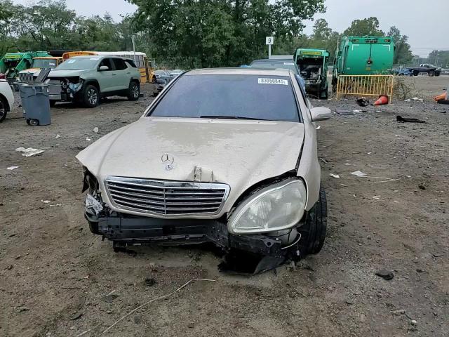 2002 Mercedes-Benz S 430 VIN: WDBNG70J42A299362 Lot: 83950845