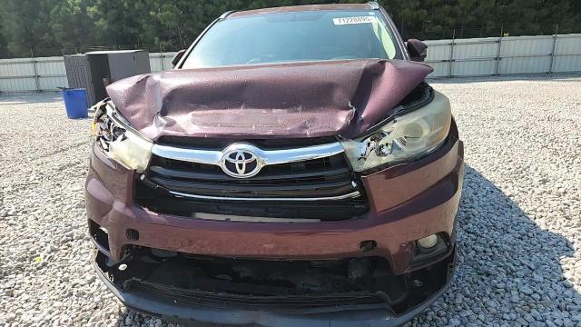 2016 Toyota Highlander Xle VIN: 5TDKKRFH3GS156450 Lot: 71228895