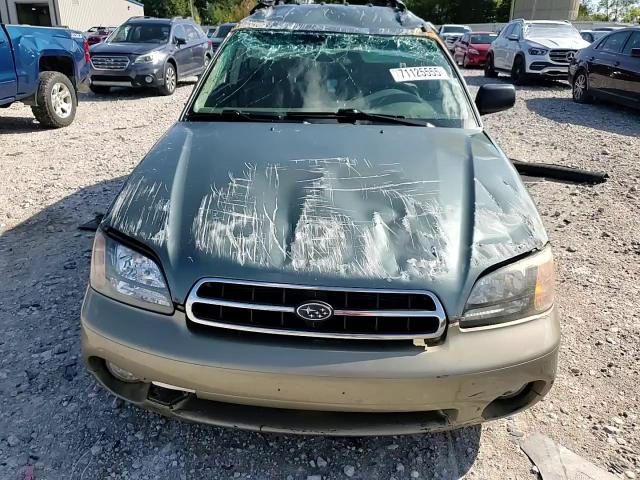 2001 Subaru Legacy Outback VIN: 4S3BH665117609324 Lot: 89434875