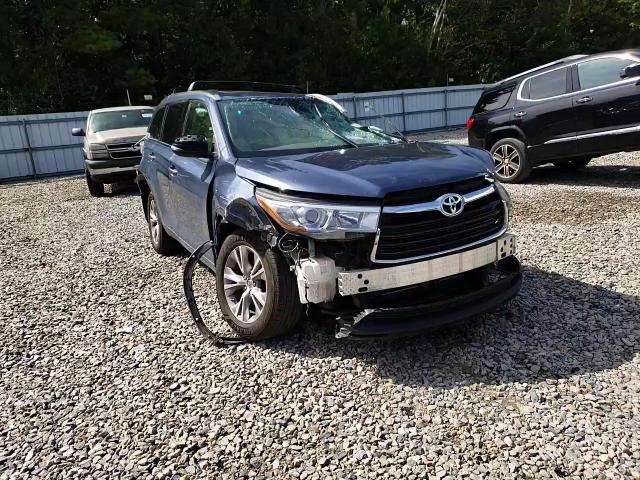 2015 Toyota Highlander Xle VIN: 5TDJKRFH8FS222131 Lot: 80001095