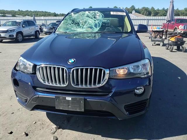 2016 BMW X3 xDrive28I VIN: 5UXWX9C55G0D82619 Lot: 81867155