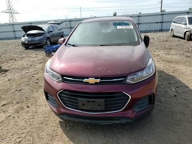 2017 Chevrolet Trax Ls VIN: 3GNCJNSB5HL229530 Lot: 71918265