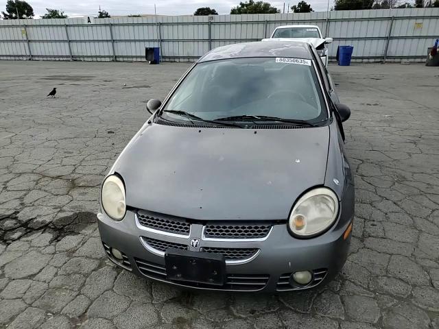 2005 Dodge Neon Sxt VIN: 1B3ES56C25D212043 Lot: 80350635