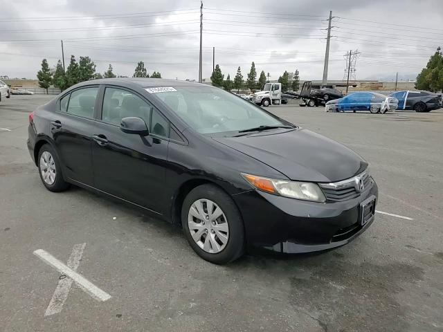 2012 Honda Civic Lx VIN: 2HGFB2F57CH590699 Lot: 81644225