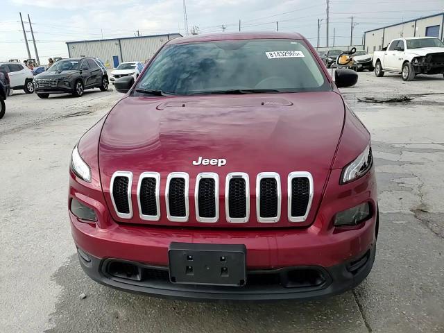2016 Jeep Cherokee Sport VIN: 1C4PJLAB2GW127255 Lot: 81432965