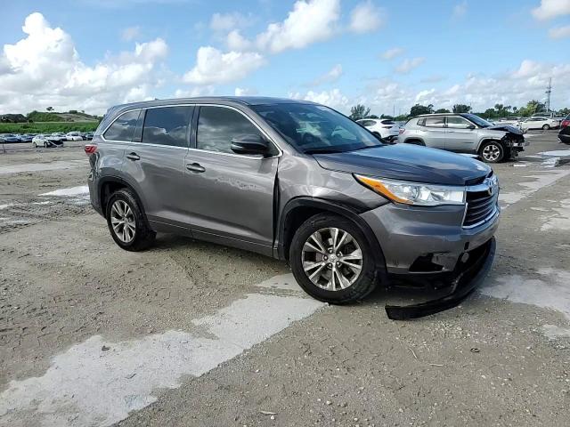 2014 Toyota Highlander Le VIN: 5TDZKRFHXES005780 Lot: 84424825