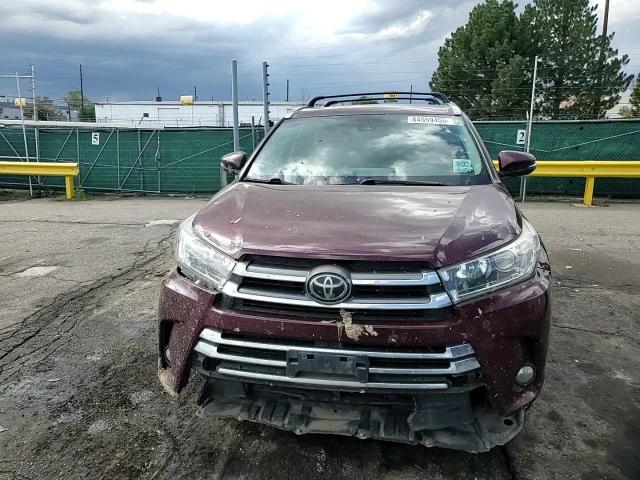 2018 Toyota Highlander Limited VIN: 5TDDZRFH5JS809176 Lot: 84559455