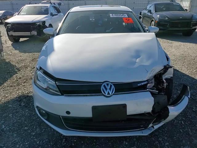 2013 Volkswagen Jetta Hybrid VIN: 3VW637AJ7DM252569 Lot: 81893545