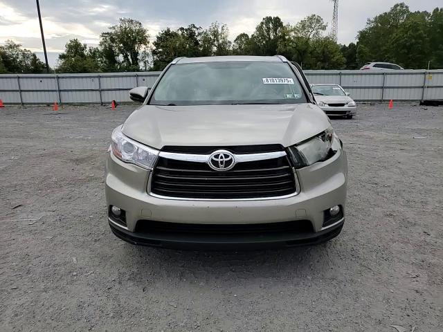 2016 Toyota Highlander Xle VIN: 5TDJKRFH8GS230974 Lot: 81013975