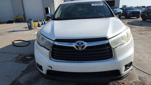 2016 Toyota Highlander Le VIN: 5TDZKRFH8GS182279 Lot: 84740985