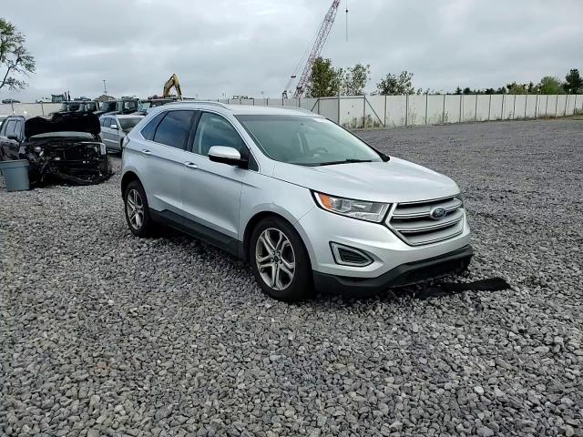 2015 Ford Edge Titanium VIN: 2FMTK4K97FBB10346 Lot: 81740025