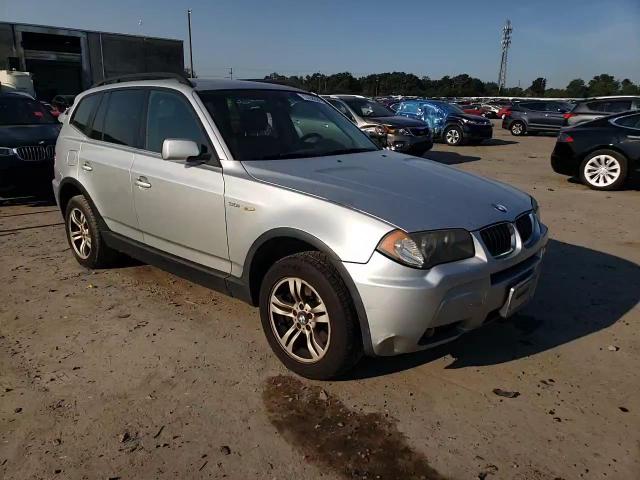 2006 BMW X3 3.0I VIN: WBXPA93406WG85739 Lot: 73758294