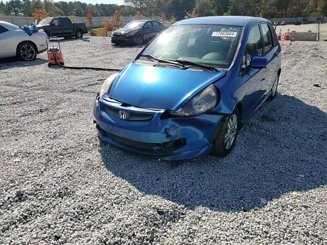 2007 Honda Fit S VIN: JHMGD37697S053775 Lot: 77883684