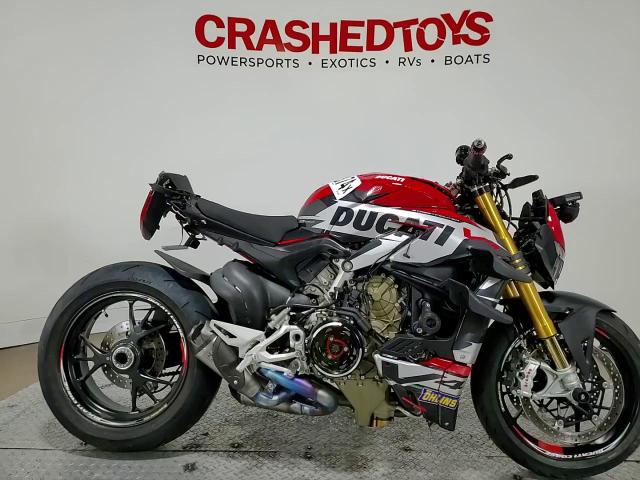 2021 Ducati Streetfighter V4 VIN: ZDMFAKNW3MB004168 Lot: 75053374