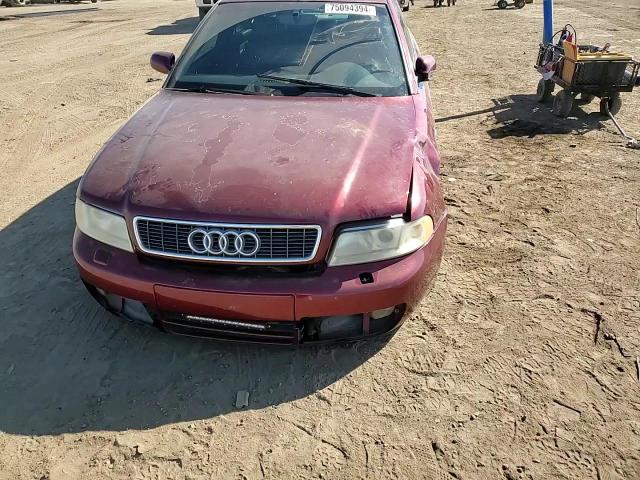 2000 Audi S4 2.7 Quattro VIN: WAUDD68DXYA127728 Lot: 75094394